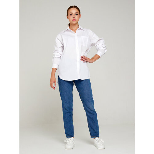 фото Рубашка irina egorova, размер 44, белый