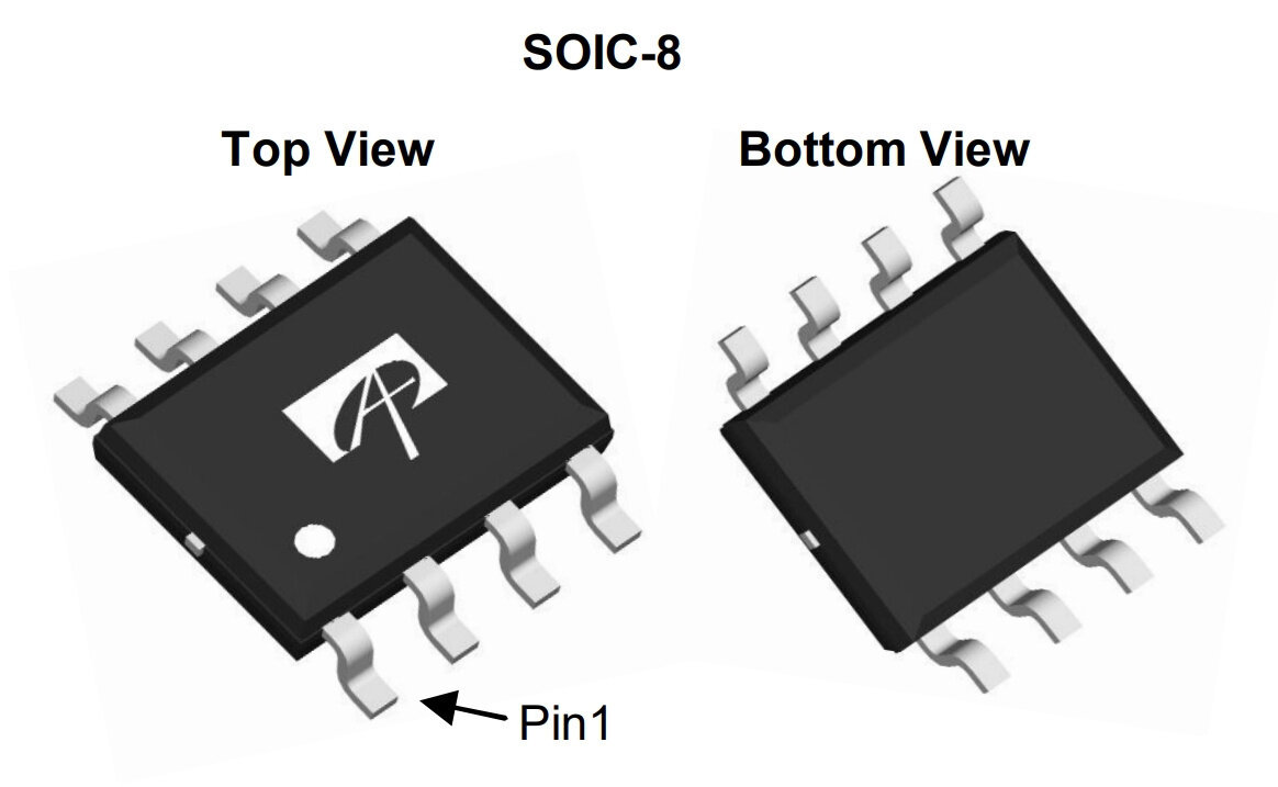 Микросхема AO4805 P-Channel MOSFET 30V 9A