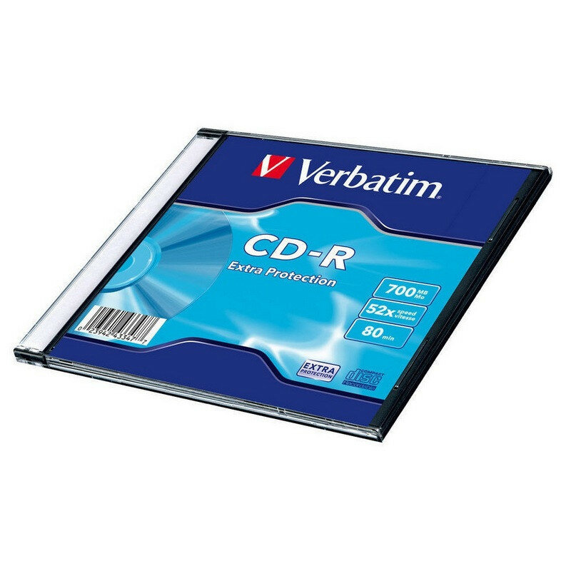 Диск Verbatim CD-R 700Mb 52x Jewel case (10шт) (43327)