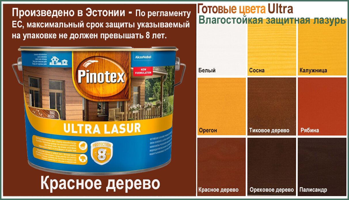 фото Pinotex пропитка Classic Plus