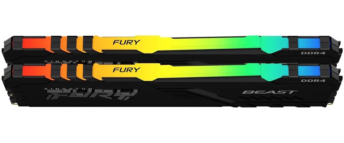 Оперативная память Kingston FURY Beast Black RGB CL40 (Kit of 2) DDR 5 DIMM 64Gb 5600Mhz (KF556C40BBAK2-64) - фото №9