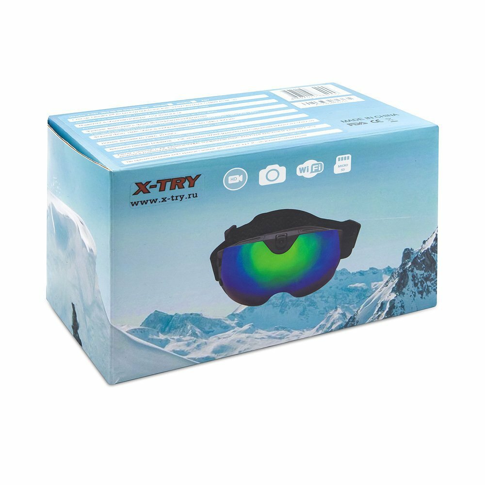 Экшн-камера X-TRY XTM402 UltraHD (4K) WiFi 16МП 2880x2160 650 мА·ч