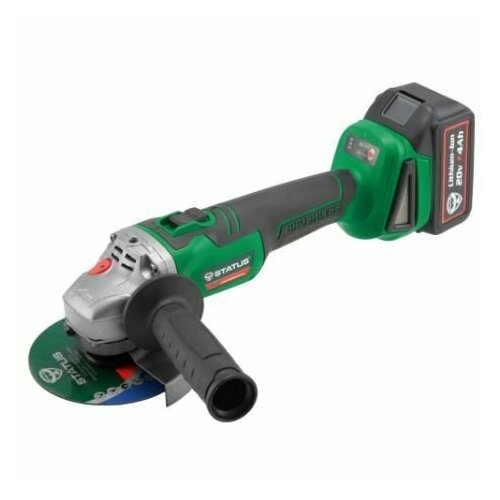 Болгарка угловая шлифовальная машина УШМ STATUS SH-125E UniOne 125мм 20В 1акк40Ач Li-ion ЗУ 10007500об м вес 23кг кейс 1497400₽