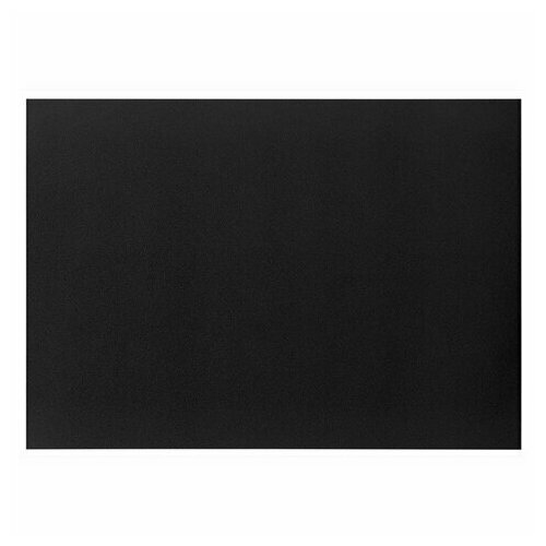 Доска меловая 50х70 см, немагнитная, без рамки, ПВХ, черная, BRAUBERG, 238317