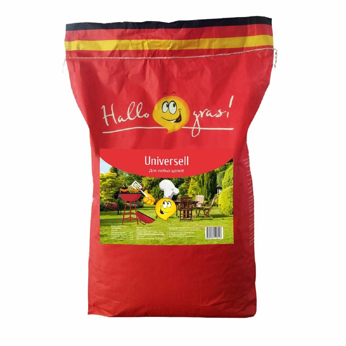 Семена универсальной газонной травы UNIVERSELL GRAS 10 кг  на 350м2 