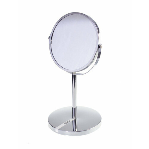 windisch зеркало косметическое двухстороннее настольное с 3 х кратным увеличением цвет бронза Зеркало косметическое настольное на ножке хром