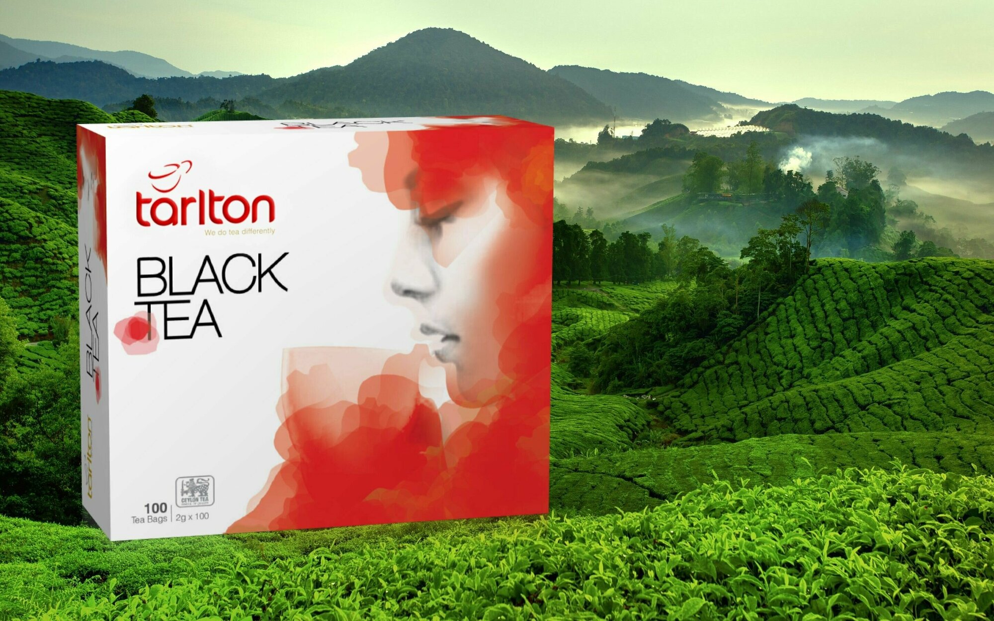 Чай черный Tarlton 100 пакетиков (Цейлон)