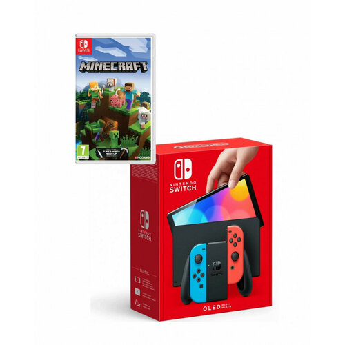 Игровая консоль Nintendo Switch OLEDMinecraft 41990₽