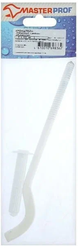 Кронштейн для радиатора MasterProf ИС.030112, с дюбелем, 9х220 мм, сплющенный, белый 5514254 (10 шт)