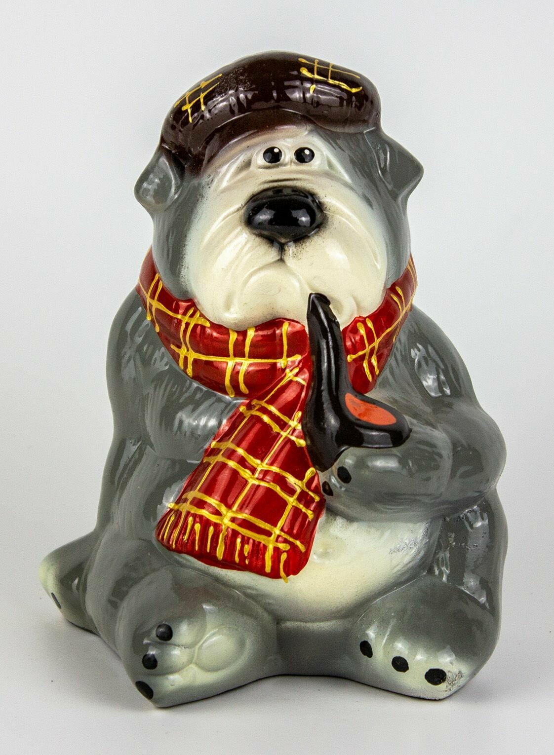 фото Копилка для денег "Шерлок", 18 см, покрытие глазурь, керамика