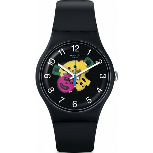 Наручные часы swatch Swatch PATCHWORK suob140. Оригинал, от официального представителя., черный