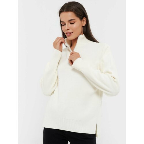 фото Свитер little secret, размер one size, белый, бежевый