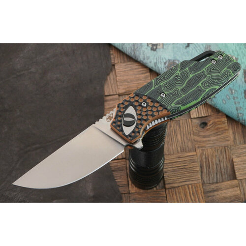 фото Складной нож reptilian рептилия-3, сталь d2, рукоять g-10