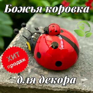 Божья Коровка для декора на магните