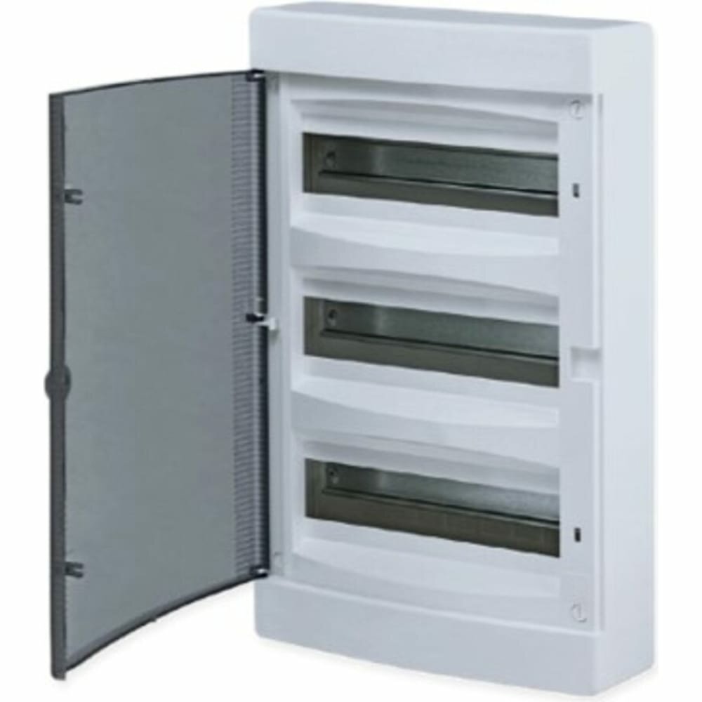 фото EKF Щит распределительный навесной "Unix" белая дверь 3x12 модулей IP40 PROxima ux-3x12-nw