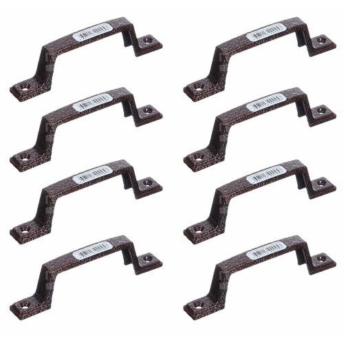 Ручка-скоба РС-60-С мм полимерное покрытие антик медный (комплект 8 штук)