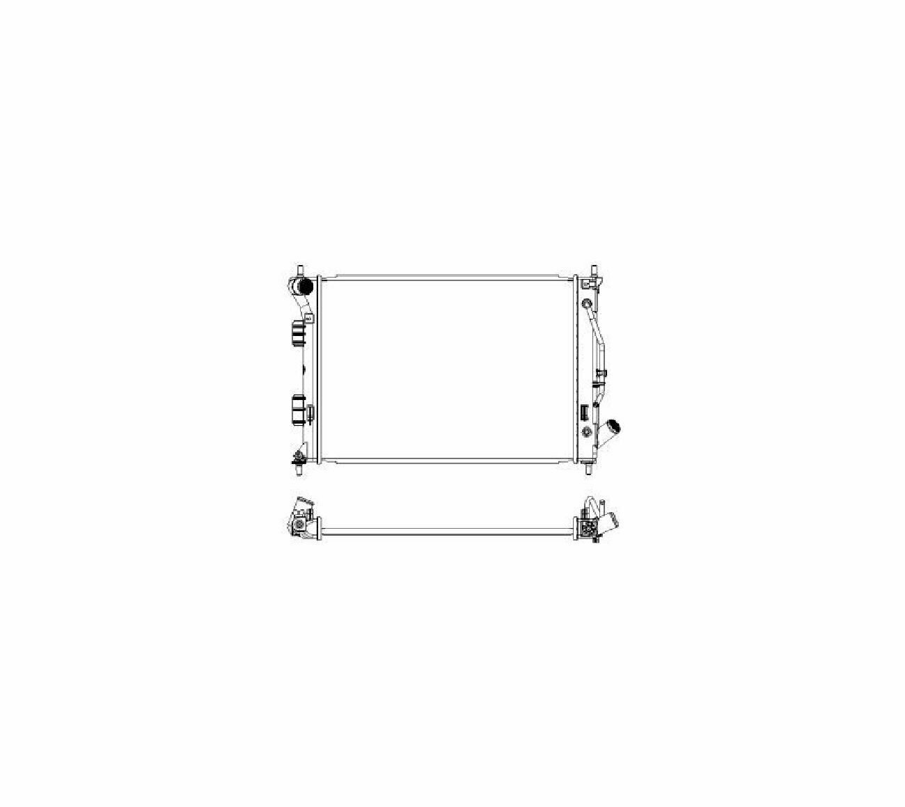 Радиатор HYUNDAI ELANTRA/i30 /KIA CEED 1.4-1.6/1.4 SAKURA 32218511