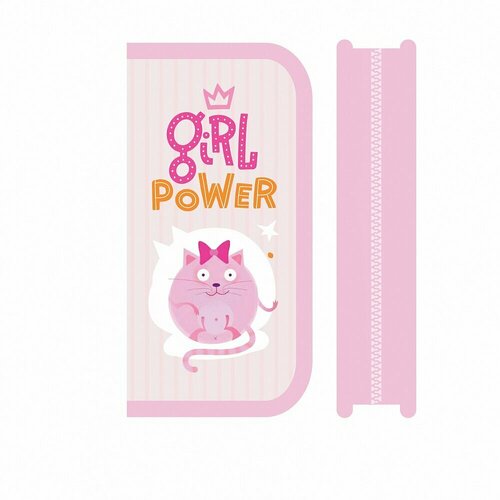 Пенал 1отд. средний ПО-03 Girl power 190х90мм пчелка (жен)