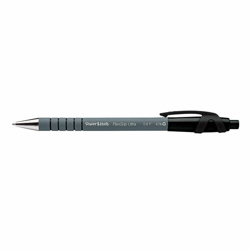 Paper Mate Ручка шариковая с кнопкой FLEXGRIP Ultra, толщина линии – средняя 0.7 мм S0190393 черная