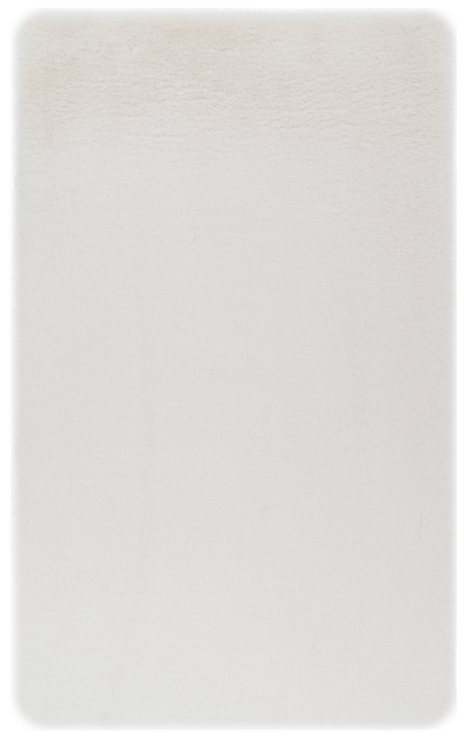 Ковер полиэстер Bingo 60х110 см цвет белый
