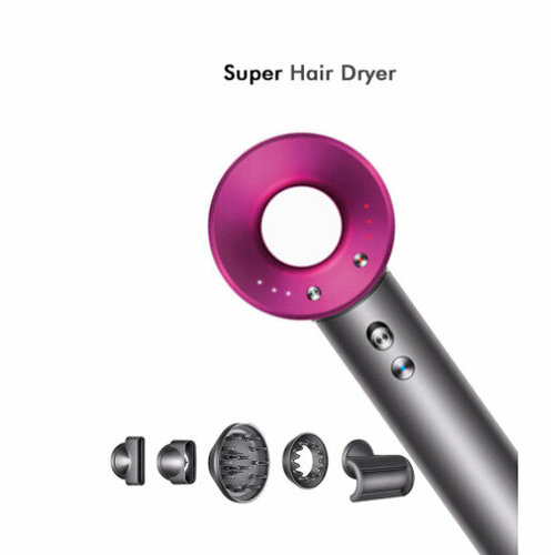 Фен для волос Super Hair Dryer розовый 475000₽
