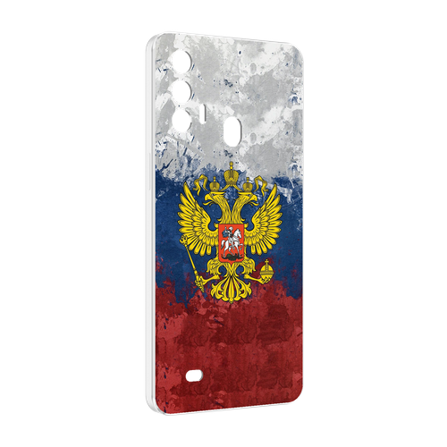 Чехол MyPads герб-России для Oukitel C31 Pro задняя-панель-накладка-бампер
