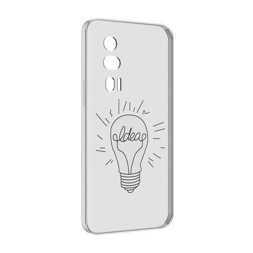 Чехол MyPads лампочка-с-идеей для Xiaomi Redmi K60 задняя-панель-накладка-бампер