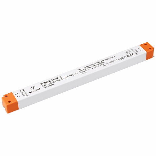 Блок питания ARV-SN24150-SLIM-PFC-C (24V, 6.25A, 150W) (Arlight, IP20 Пластик, 3 года) Артикул 026820(1)