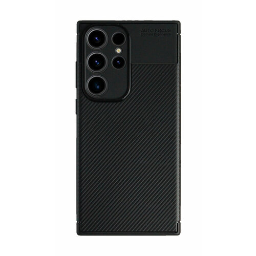 Чехол-накладка Devia Carbon Fiber Texture Shockproof Case для смартфона Samsung Galaxy S23 Ultra, черный carbon design airpods case black