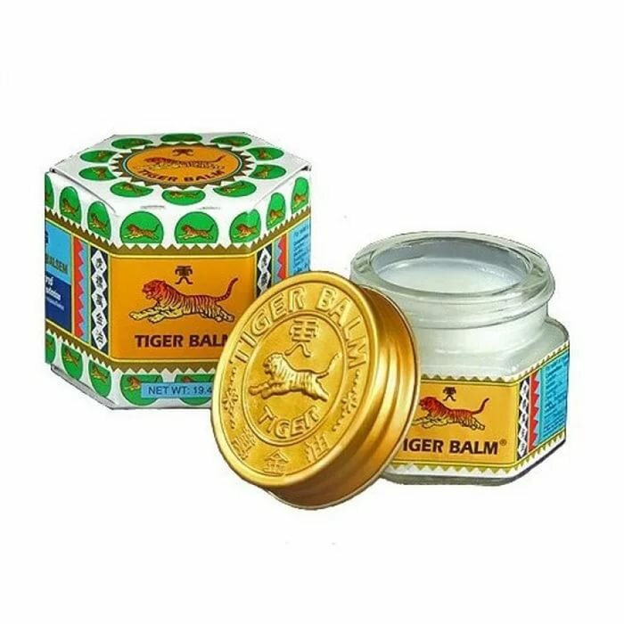 Тайский белый тигровый бальзам Tiger Balm White Ointment 10 гр.