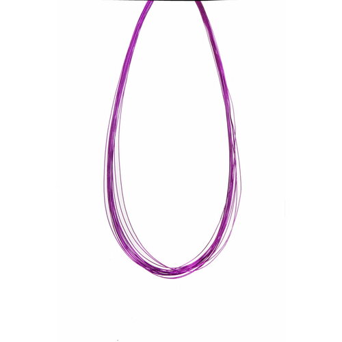 Проволока флористическая №26 (толщина 0,4мм*70см набор 50шт) сиреневая