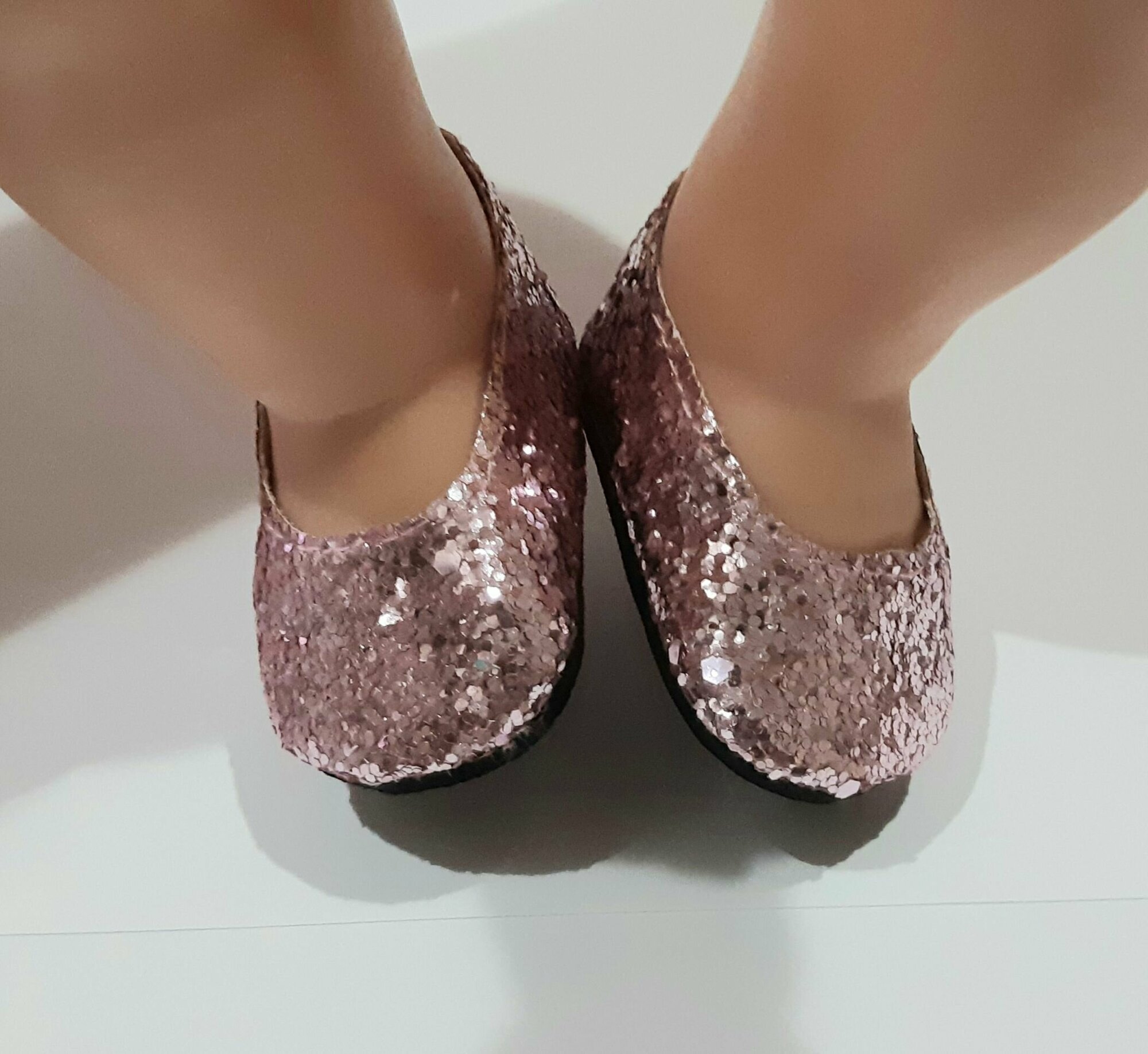 Обувь для кукол Туфли парусиновые по подошве 7 см