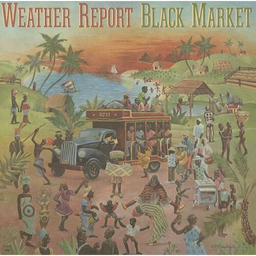 французский ежегодник 1969 1975 и 1976 Виниловая пластинка Weather Report. Black Market. Flaming (LP)