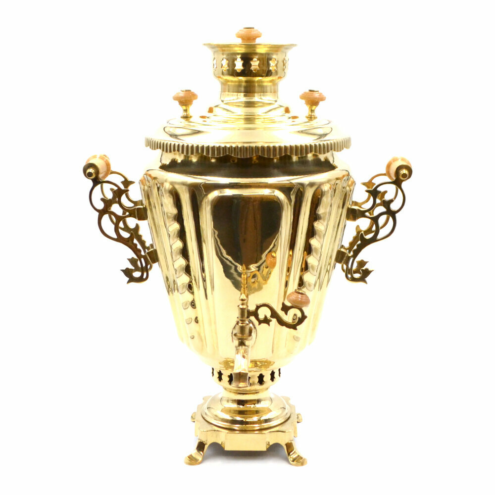 Жаровый самовар "Рифлёная рюмка" 7 л — фото 1