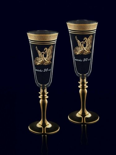 Изображение товара Подарок на годовщину 30 лет свадьбы бокалы для шампанского