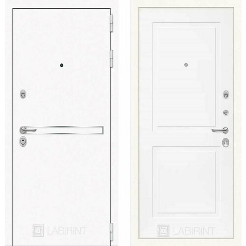 Входная дверь Labirint Лайн WHITE 11 Белый софт 880x2050, открывание правое входная дверь labirint лайн white 21 белый софт 880x2050 открывание правое