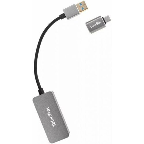 Кабель-переходник USB 3.0-->RJ-45 2.5G Ethernet, and TypeC адаптер 0.15м Telecom кабель telecom usb 3 1 type c rj 45 0 15м tu320m