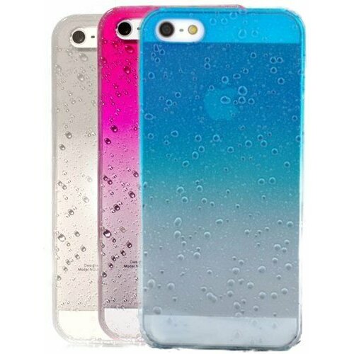 Защита корпуса SGP Прозрачный пластиковый чехол fashion waterdrop back для Apple iPhone 5 (5S) Blue