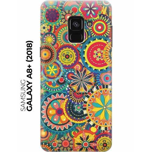 RE: PAЧехол - накладка ArtColor для Samsung Galaxy A8+ (2018) с принтом Яркий узор пластиковый чехол кот показывает палец на samsung galaxy a8 2018 самсунг галакси а8 2018