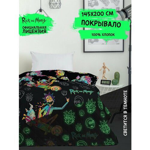 Полутороспальное стеганое покрывало / покрывало 1,5 спальное / десткое покрывало / покрывало на детскую кровать 100% Хлопок 