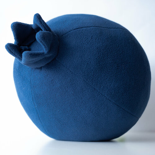 Подушка декоративная «Черника» Avelvi design, большая подушка в виде ягод ручной работы. синий, темный, синий, размер 30 х 30 см