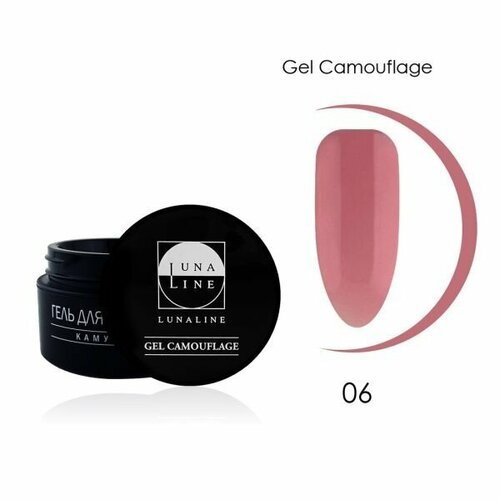 Гель для наращивания ногтей Luna Line тон 06, Опал, 15 г