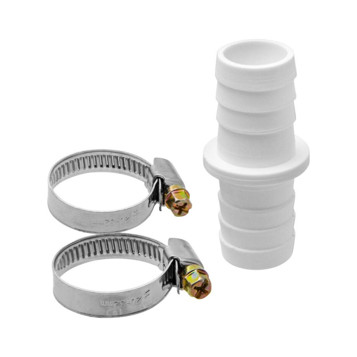 Соединитель с хомутом для сливных шлангов 