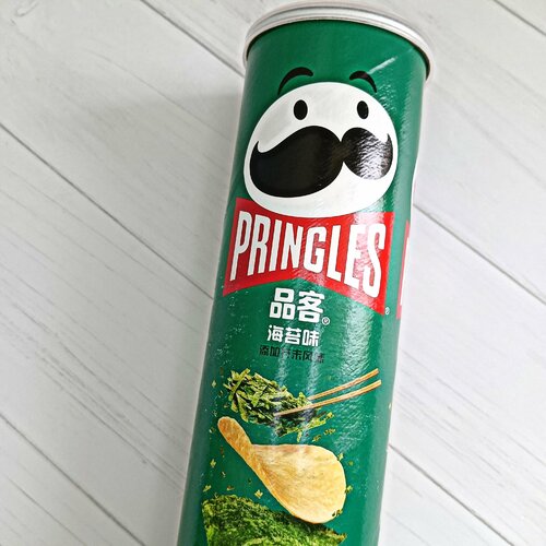 Чипсы PRINGLES со вкусом морской капусты и васаби, 110г