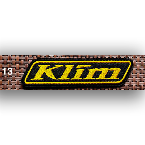 Нашивка KLIM желто-черная