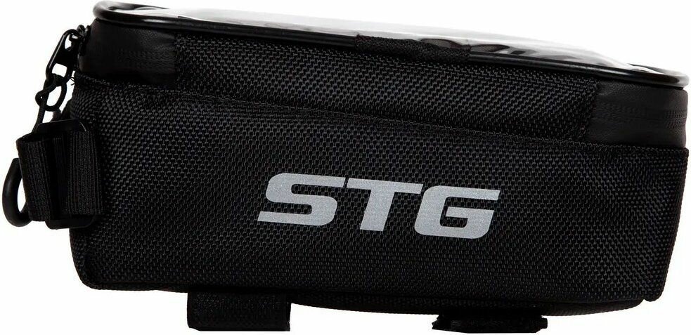 Велосумка на раму STG влагозащищенная, 19х9х10 см, 1.5 л, черный, модель 555-538 (Велосумка на раму STG влагозащищенная, 19х9х10 см, 1.5 л, черный модель 555-538)