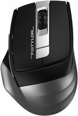 Мышь A4Tech Fstyler FB35S серый/черный оптическая (2000dpi) беспроводная BT/Radio USB для ноутбука (