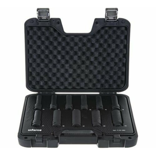 Набор торцевых ударных удлиненных головок 12 10-24 мм Inforce 22356₽