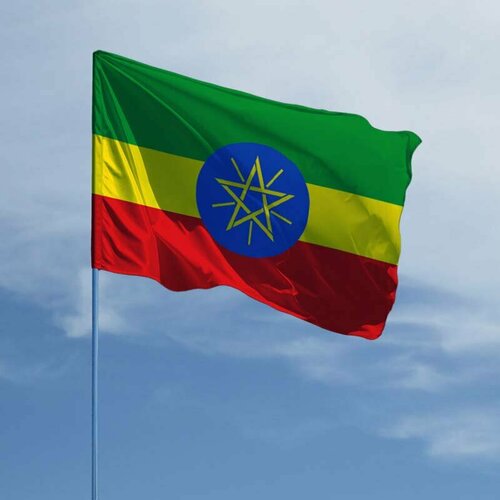 Флаг Эфиопии 90х135 см