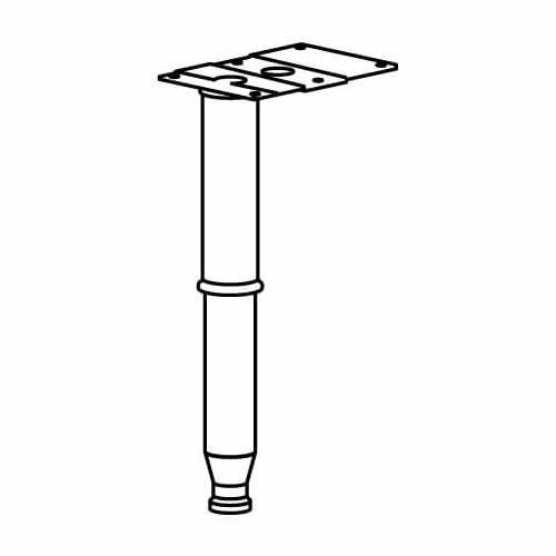 Ножка для мебели IKEA GODMORGON, 17/26 см, Кашён/глянцевый - фотография № 2